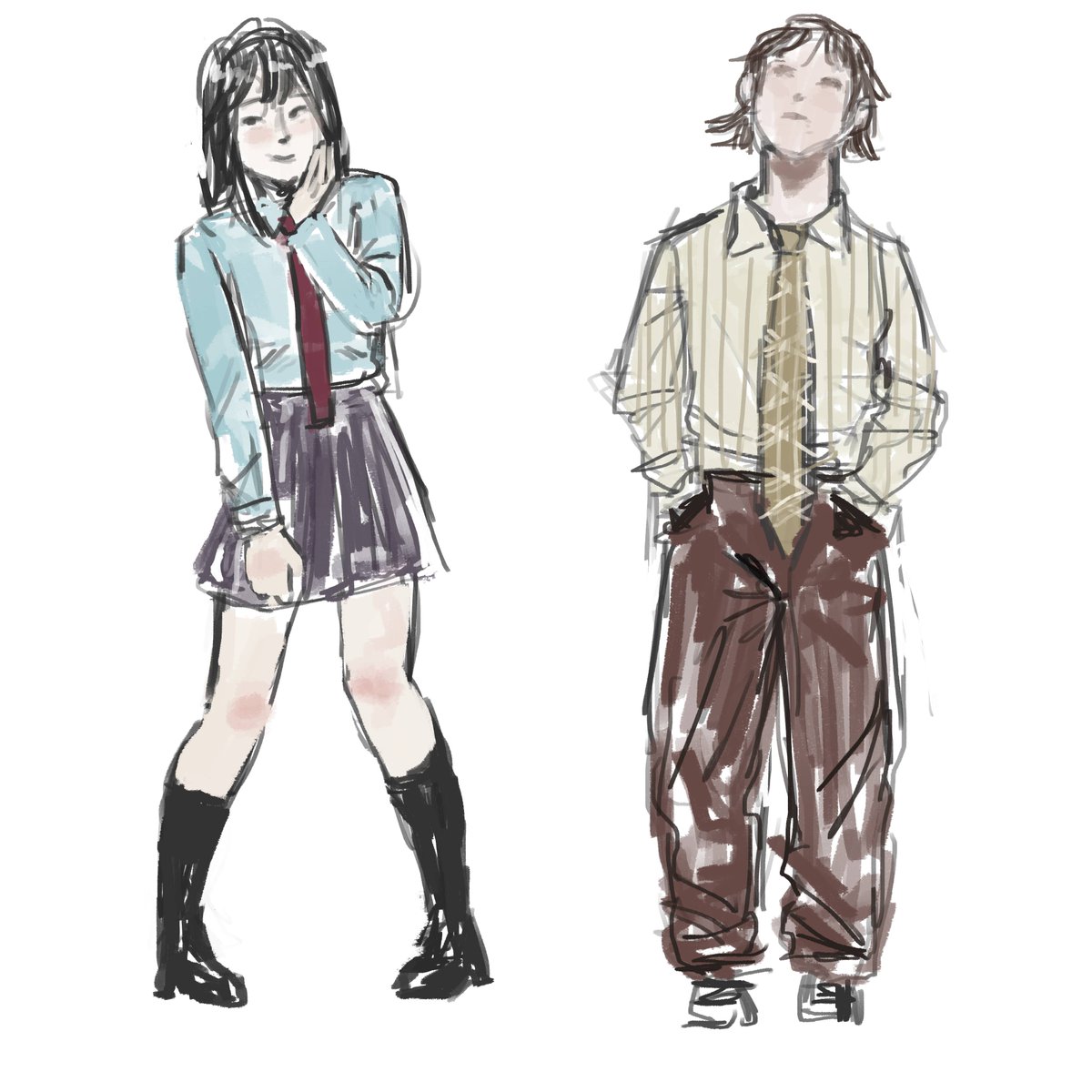 s0rinw's tweet photo. studies kinda help my fuckass anatomy 
#doodles #digitalart #anatomystudy https://t.co/Q47X3FzrUP