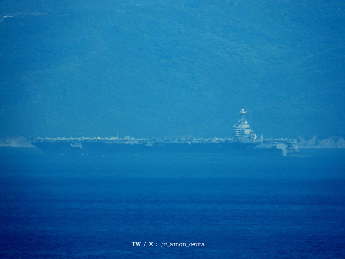 WarshipCam (@warshipcam) on Twitter photo USS Gerald R. Ford (CVN 78) Gerald R. Ford-class aircraft carrier westbound in the Strait of Gibraltar - August 13, 2025
SRC: TW-<a href="/jr_amon_ceuta/">jr_amon_ceuta</a> USS Gerald R. Ford (CVN 78) Gerald R. Ford-class aircraft carrier westbound in the Strait of Gibraltar - August 13, 2025
SRC: TW-<a href="/jr_amon_ceuta/">jr_amon_ceuta</a>