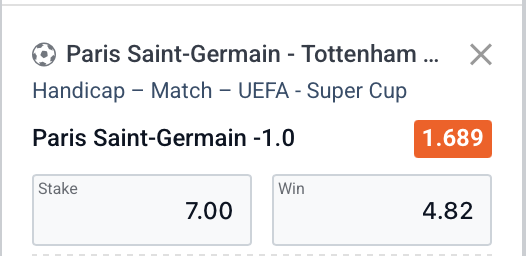 Sjakktrekk's tweet photo. 📅Wednesday's BOTD

🇫🇷PSG v Tottenham🏴󠁧󠁢󠁥󠁮󠁧󠁿

✨PSG -1 @ 1.689

💸7 units at Pinnacle

❤️Like if you're getting on https://t.co/hNuw9Cwth6