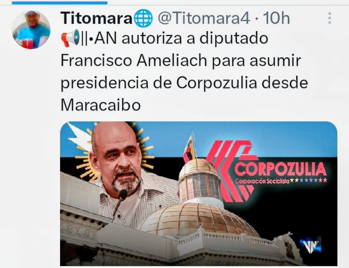 ⭕||•Ameliach estará al
 frente de esta institución. Responsable de planificación y coordinación, de proyectos de desarrollo económico y social en el occidente del país