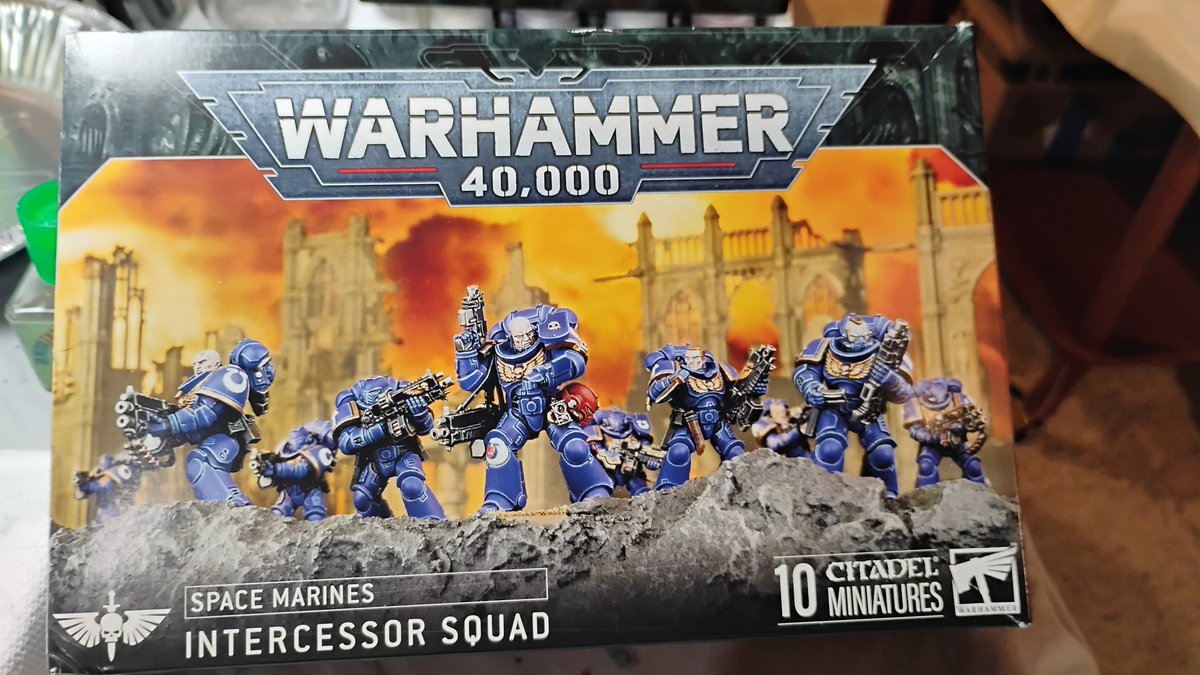 Sethsnake_YT's tweet image. The Emperor's Will waits for no one. With another box finished another is started. I am close to having a big enough army for standard sized tabletop 40k games. Next on the list is a box of Intercessors, then I wait til a special delivery arrives...