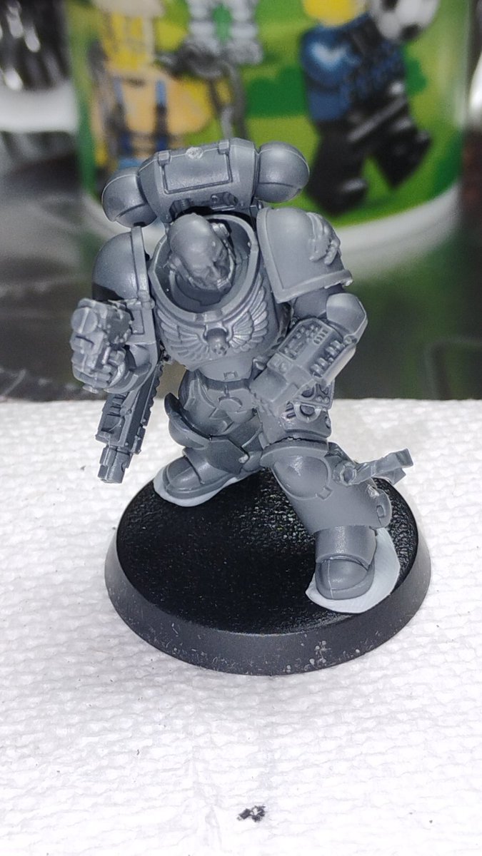Sethsnake_YT's tweet image. The Emperor's Will waits for no one. With another box finished another is started. I am close to having a big enough army for standard sized tabletop 40k games. Next on the list is a box of Intercessors, then I wait til a special delivery arrives...