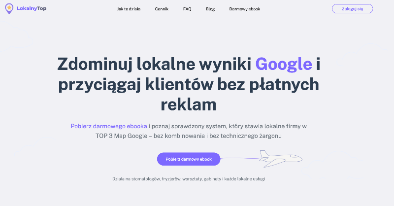 pikomorowski's tweet photo. Prowadzisz lokalny biznes? Chcesz być widoczny w Google Maps?
Pobierz bezpłatnego e-booka, który pokaże Ci:
- jak poprawić swoją wizytówkę Google,
- jak zdobywać więcej opinii, także wideo,
- jak przyciągać klientów bez płacenia za reklamy.

Zacznij dominować w swojej okolicy!