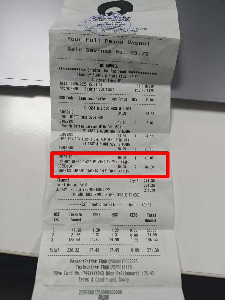 YashChikte1's tweet photo. @JioMart @JioMart_Support  what a Scam in jio mart they are offering buy 2 get 1 free offer for this below item and also they are taking price for free item https://t.co/6QXEBNLY4o