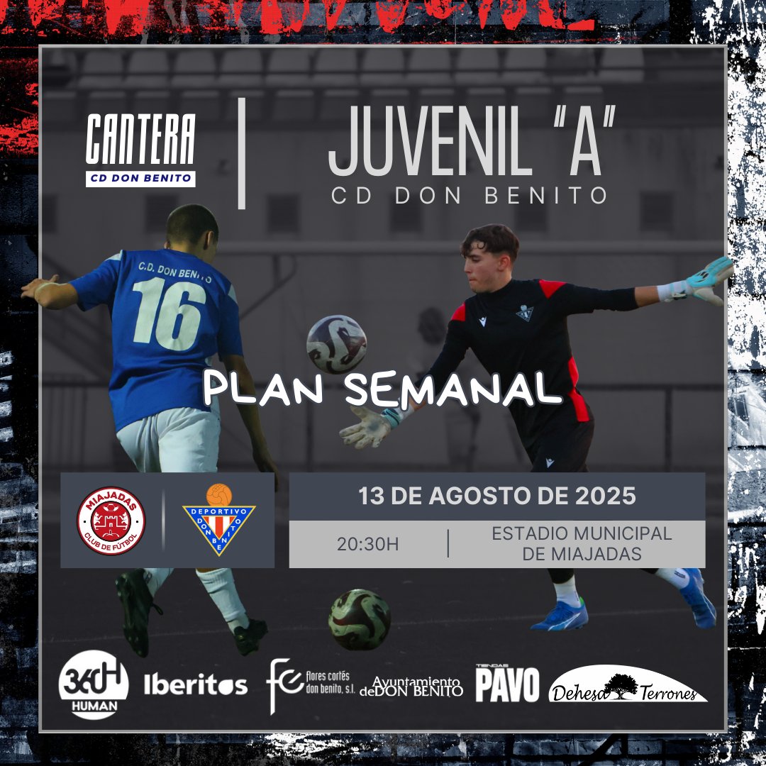 PLAN SEMANAL | 

 El 𝑱𝑼𝑽𝑬𝑵𝑰𝑳 "𝑨" sigue con su puesta a punto para el inicio de temporada con otro partido fuera de casa.

📍 13 de agosto 🆚 <a href="/miajadascf/">Momo Oil Miajadas C.F.</a> 

#HacemosCantera #PretemporadaJuvenil