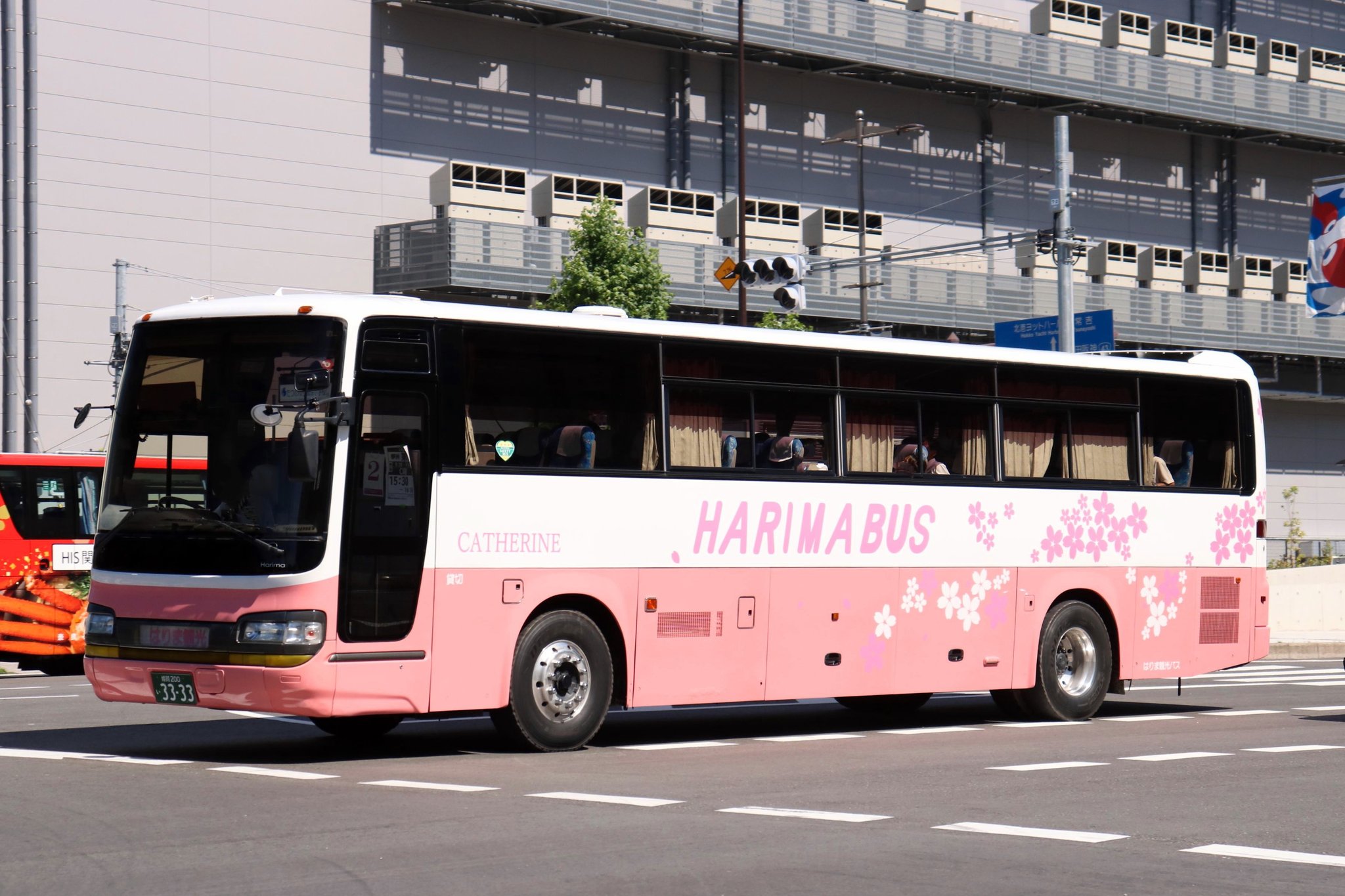 観光バス　カーテン サンデン交通貸切バス フジミ観光バス いすゞガーラ｜プラモデル