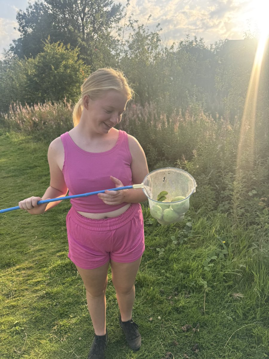 Picking fruit in the orchard and pretending to be the characters in an Enid Blyton story 😍