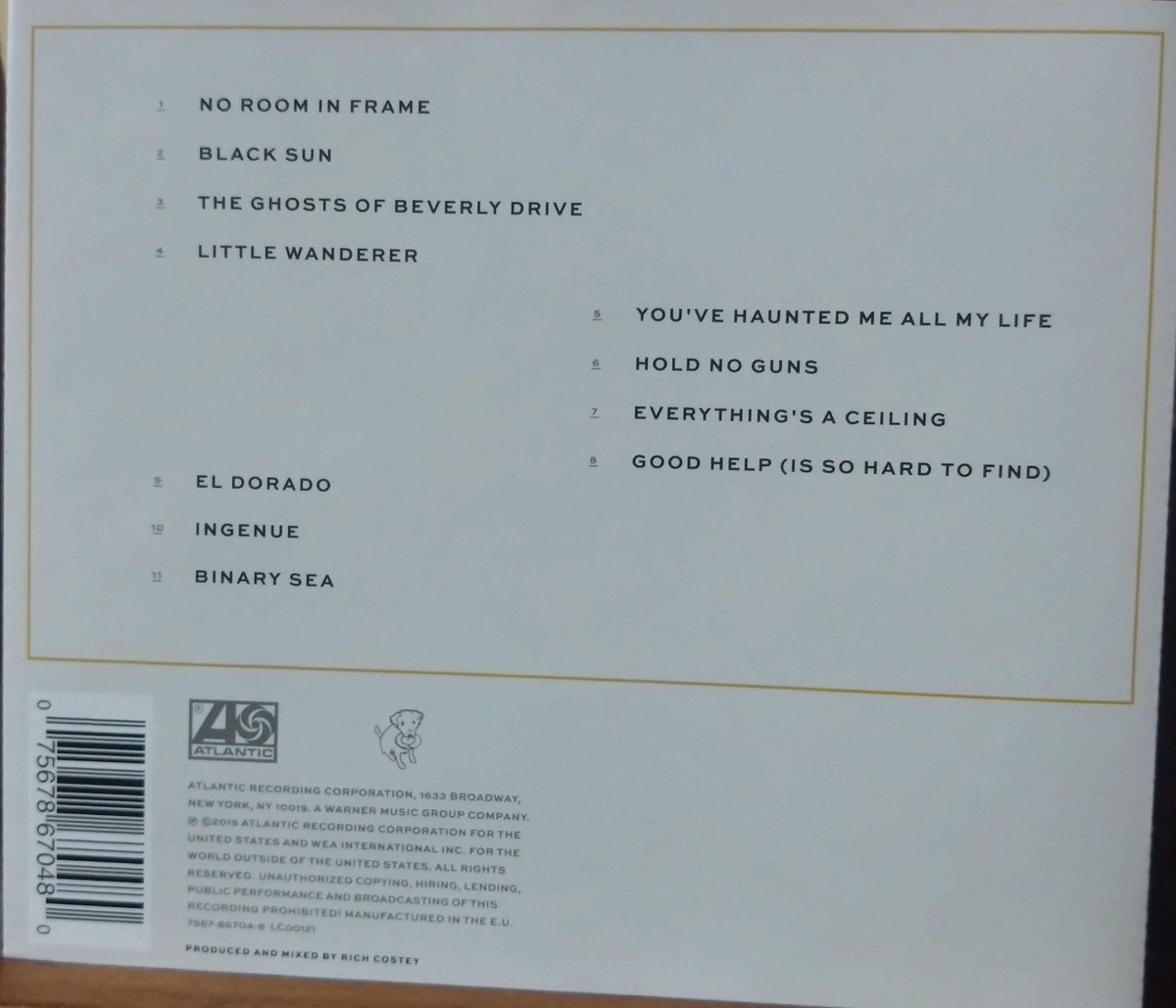 🇺🇲DEATH CAB FOR CUTIE 2015年8枚目
USインディシーンから今や全米ロックシーンを代表するアーティストへ
大傑作🎶

🎙️Black Sun
youtu.be/eTbVIfqeDq0?si…
🎙️Good Help
youtu.be/O6e0sAMRioo?si…
🎙️Little Wanderer
youtu.be/io9ivuo4r6Q?si…
🎙️The Ghosts Of Beverly Dirve
youtu.be/srvcc8izHSU?si…