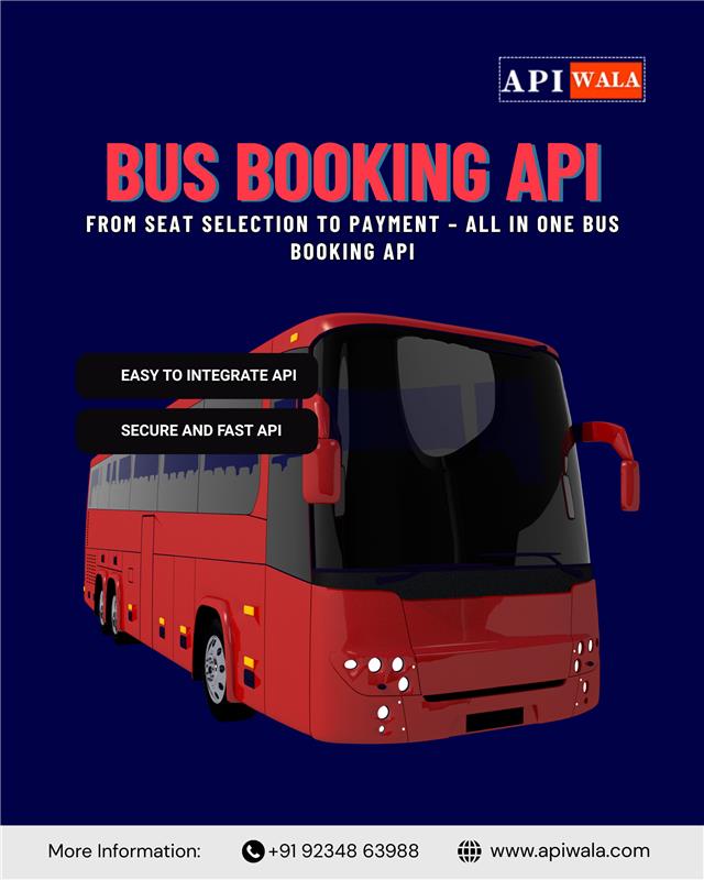 apiwala's tweet image. Transform Travel with Our Advanced Bus Booking API! 🚌✨
Offer your customers a smooth, fast, and dependable bus booking experience like never before. With Apiwala’s Bus Booking API,
👉 Discover easy integration today: apiwala.com
#Apiwala #BusBookingAPI #TravelTech