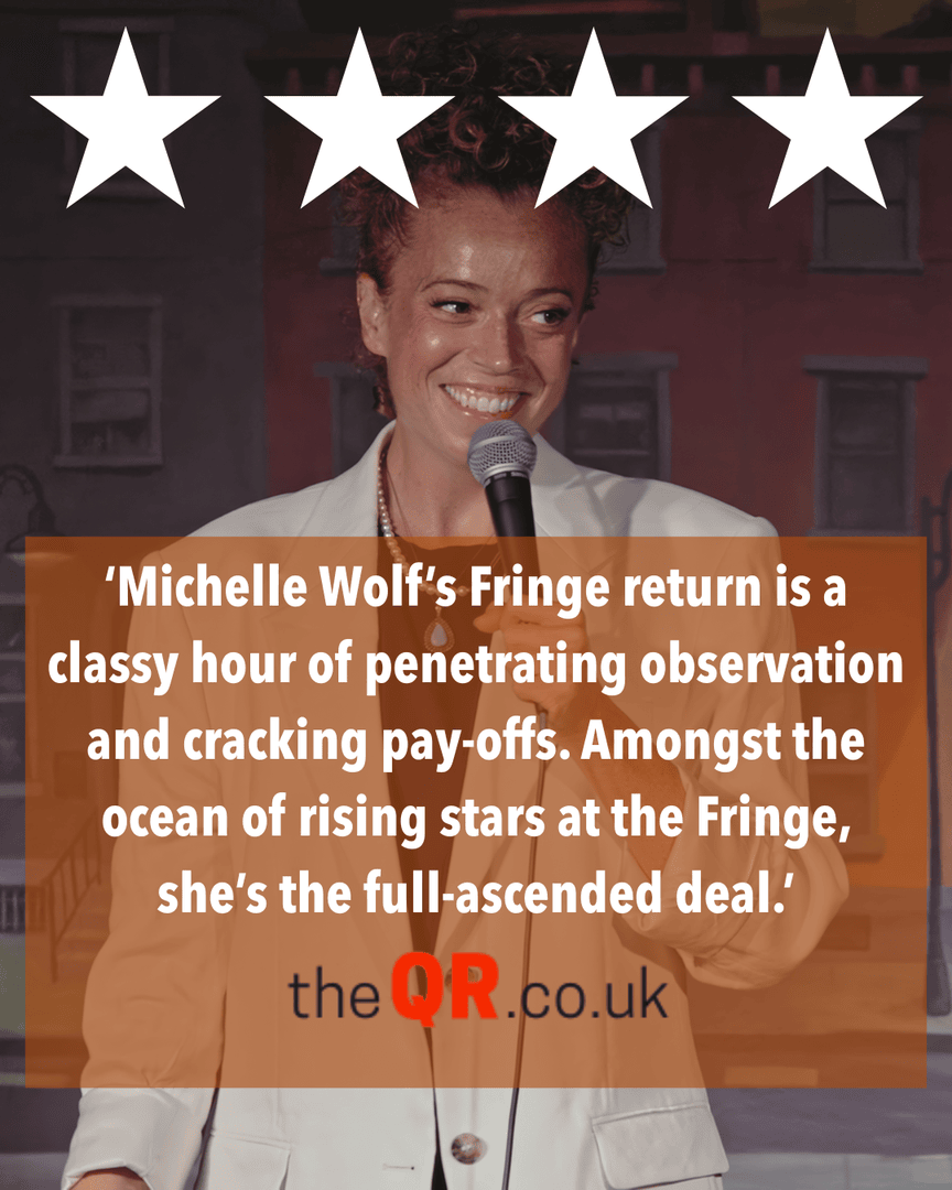 Chambers Management (@chambersmgt) on Twitter photo ββββ - <a href="/The_Q_R/">The Quinntessential Review</a> for <a href="/michelleisawolf/">Michelle Wolf</a>
Michelle Wolf
π€ ENTIRE RUN SOLD OUT!
π Extra show: 16th Aug, 22:15, Pleasance EICC
ποΈ Tickets here: edfringe.com/tickets/whats-β¦
#DaretoDiscover #EdFringe25 ββββ - <a href="/The_Q_R/">The Quinntessential Review</a> for <a href="/michelleisawolf/">Michelle Wolf</a>
Michelle Wolf
π€ ENTIRE RUN SOLD OUT!
π Extra show: 16th Aug, 22:15, Pleasance EICC
ποΈ Tickets here: edfringe.com/tickets/whats-β¦
#DaretoDiscover #EdFringe25