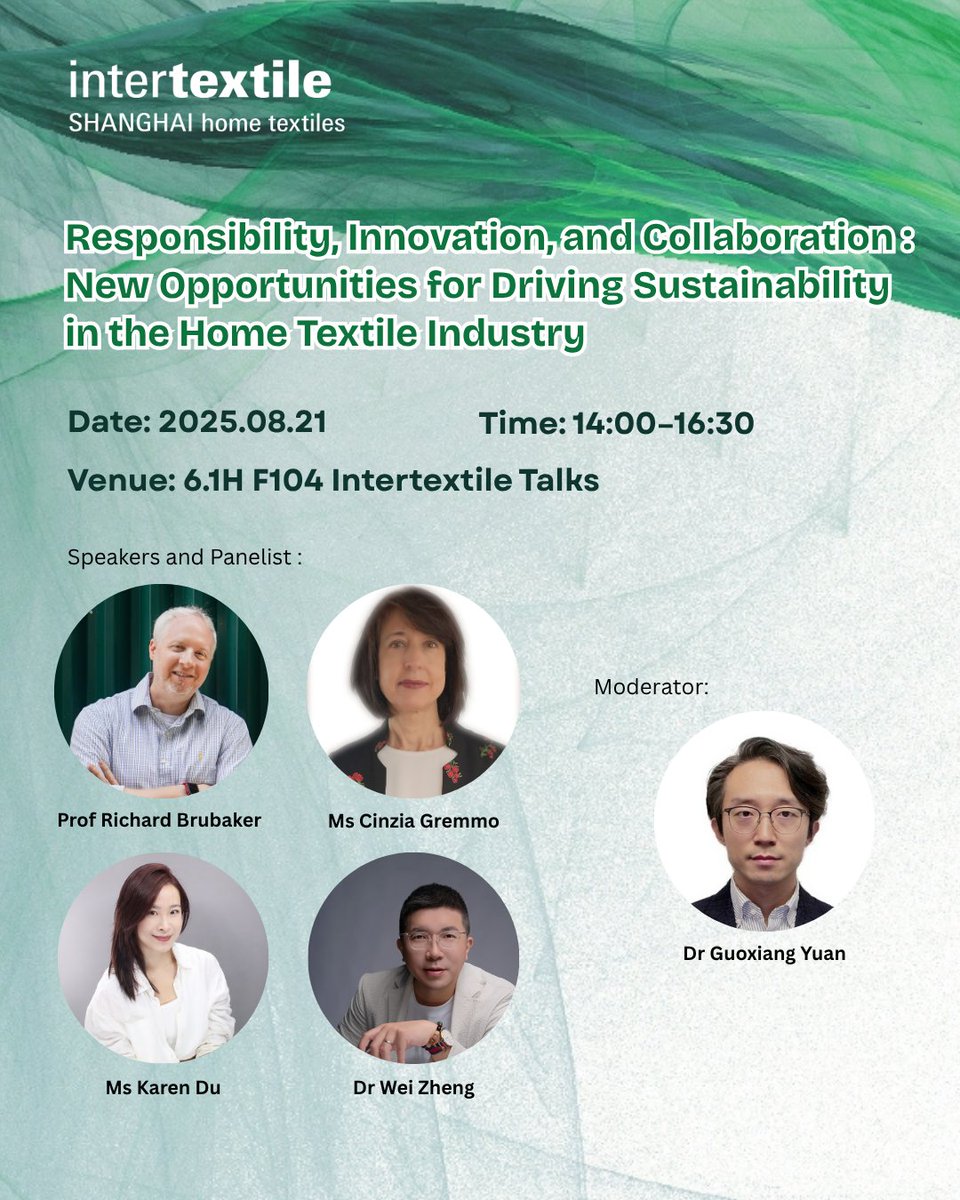 Intertextile Shanghai Home Textiles tweet media