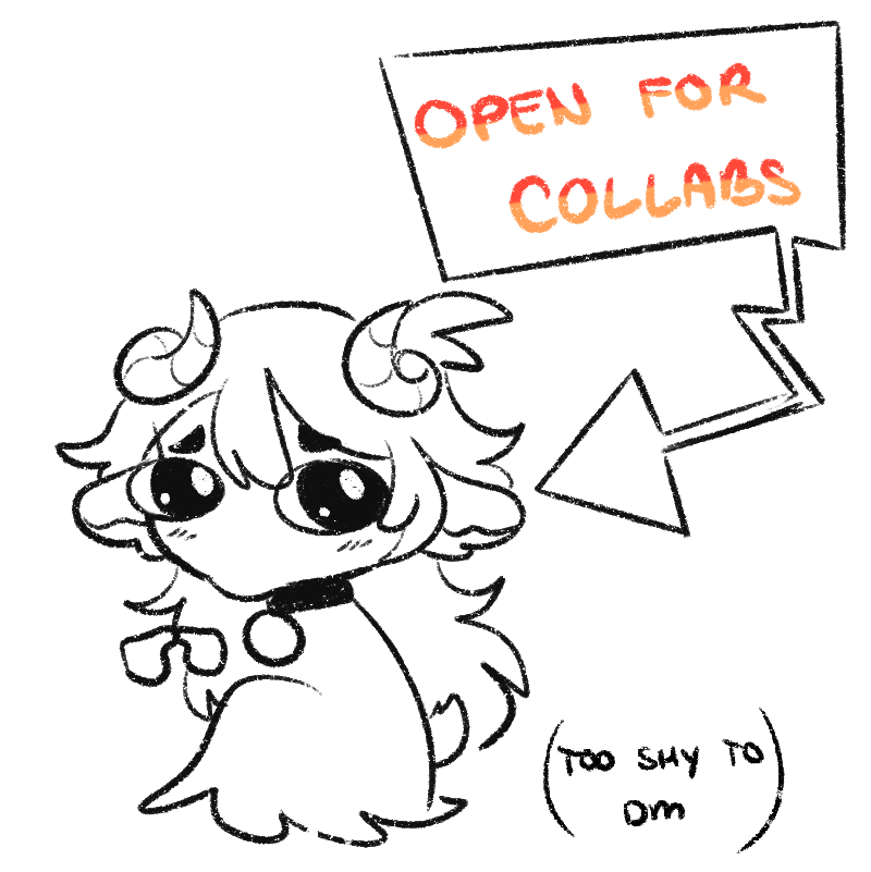 I'm really shy to DM people so I'll just post this instead🐑👉👈