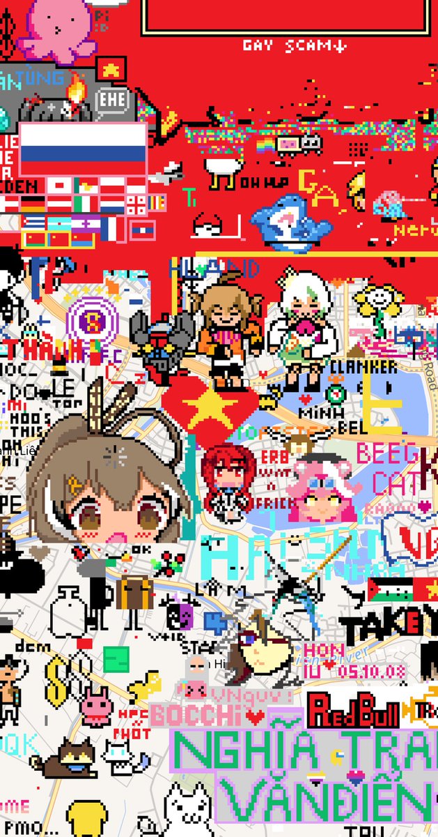 The Hanoi small Hololive corner #wplace