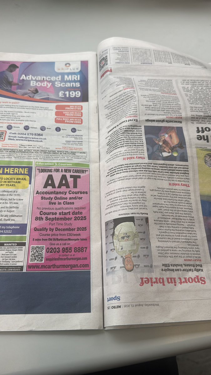 sridhar_parmesh's tweet image. @MetroUK Today’s Metro comes with a free neck workout — just flip it 180° for the next article 📰😂 #PrintingFail #MetroNewspaper