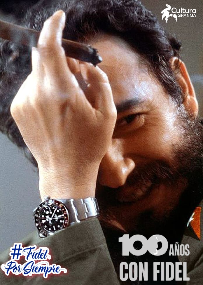 Fidel es el hombre más sagrado para muchas generaciones de cubanas y cubanos, el mismo que sobrevivió a cientos de atentados, el “Guerrillero del tiempo” que una vez se quedara solo y de pie frente a la balas del Cuartel Moncada.
#CienAñosConFidel 🇨🇺