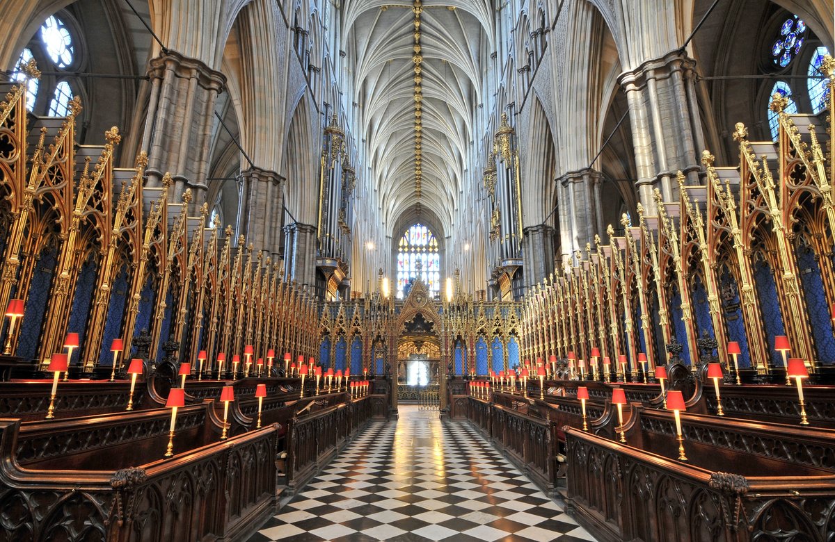 Q is for Quire. Music has been integral to life at the Abbey since the 10th century, and the quire (an alternative spelling of 'choir') is where our choral services are sung. The original medieval quire stalls were replaced in the 18th century and again by the present stalls in