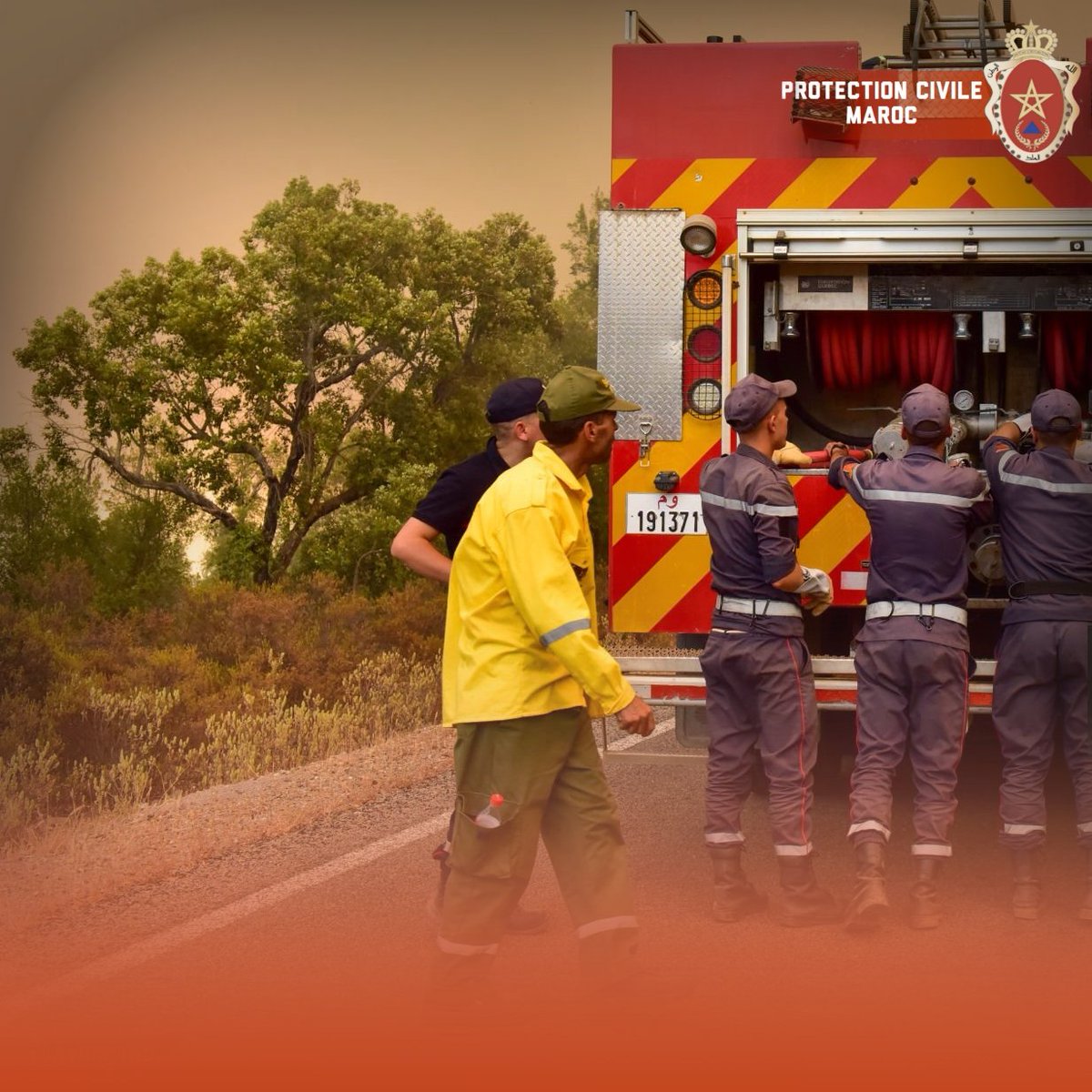 PROTECTION CIVILE MAROC tweet media