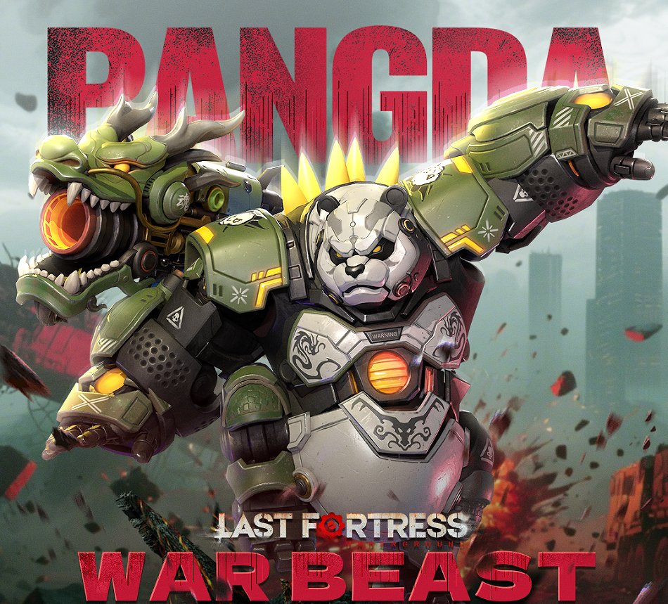 🙌 Brace yourself, commanders!
🤖 The war beast "Panda" is about to make its mark at Last Fortress!

🤩 What's your take on its appearance? Let's show some love with likes to welcome our soon-to-arrive new buddy! 👍🎉

#LastFortress #LF #LFupdate #LastFortressupdate #LFWarBeast