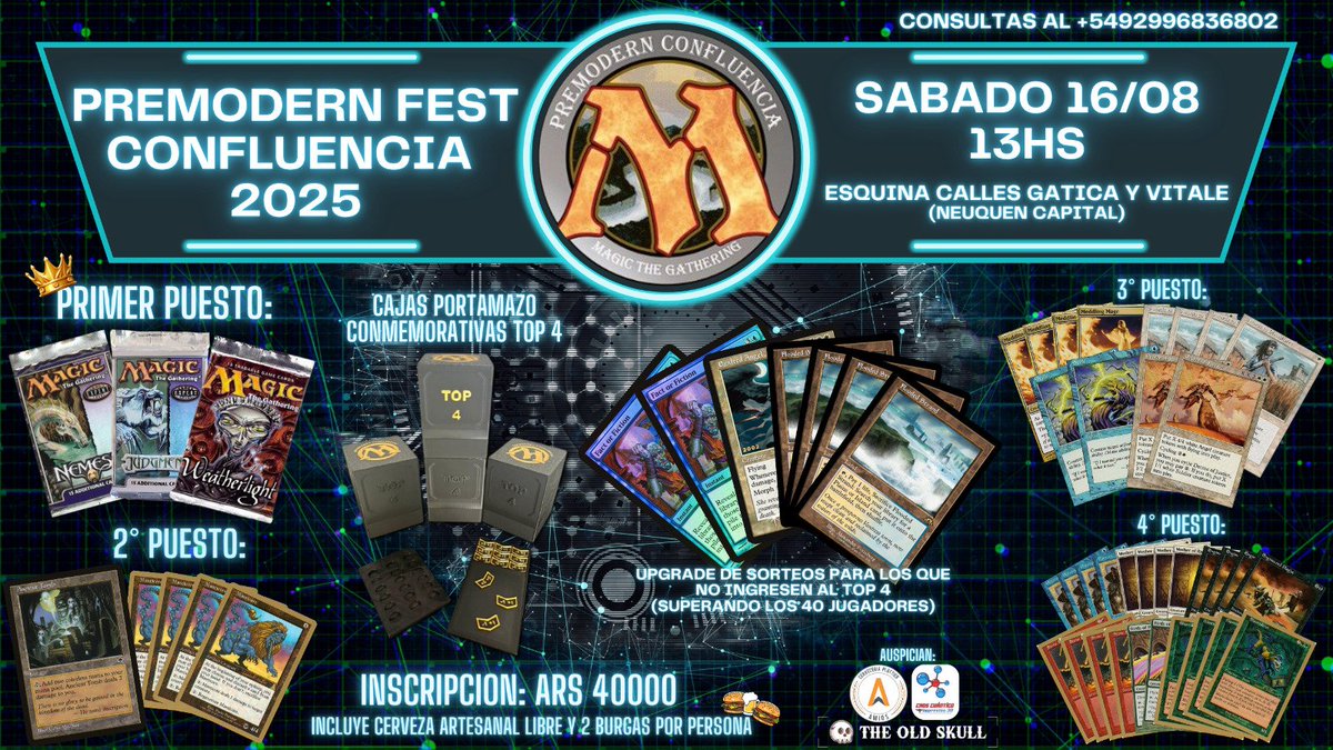 Ok, let's the journey begin! Tomorrow, four friends and I are heading to the Argentine Patagonia to play the "Confluencia" tournament in Neuquén. It's our first long trip to play #premodernmtg and this post and its threads will be the log of the trip. Let's travel together!