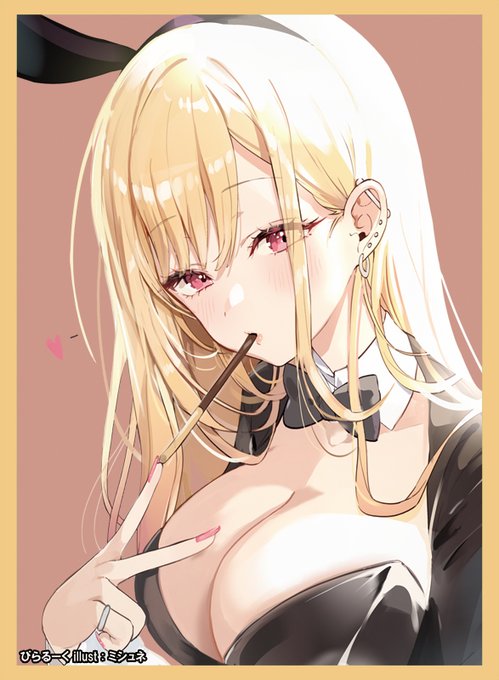 『C106/夏コミ/オンライン頒布/新作第22弾』   
 「バニー海夢」のスリーブとプレイマットです。     
イラストは、ミシュネ様(@misyune12)になります。 