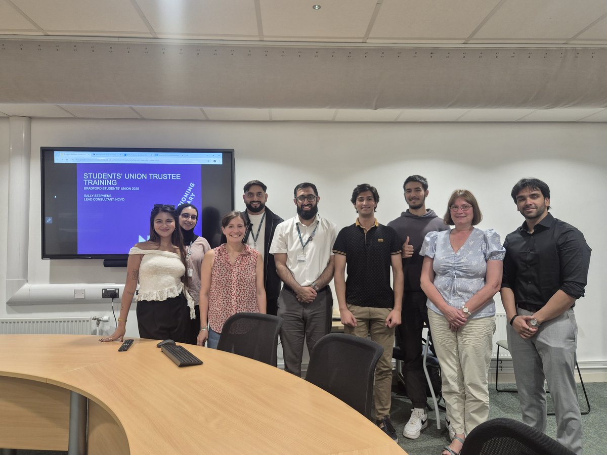 NCVO (@ncvo) on Twitter photo Earlier this week, one of our lead consultants delivered engaging trustee training to the officer team at <a href="/UniofBradford/">University of Bradford</a> SU.
Whether face-to-face or online, our expert trainers bring real-life voluntary sector experience to every session.
🔗 ncvo.org.uk/about-us/our-s… Earlier this week, one of our lead consultants delivered engaging trustee training to the officer team at <a href="/UniofBradford/">University of Bradford</a> SU.
Whether face-to-face or online, our expert trainers bring real-life voluntary sector experience to every session.
🔗 ncvo.org.uk/about-us/our-s…