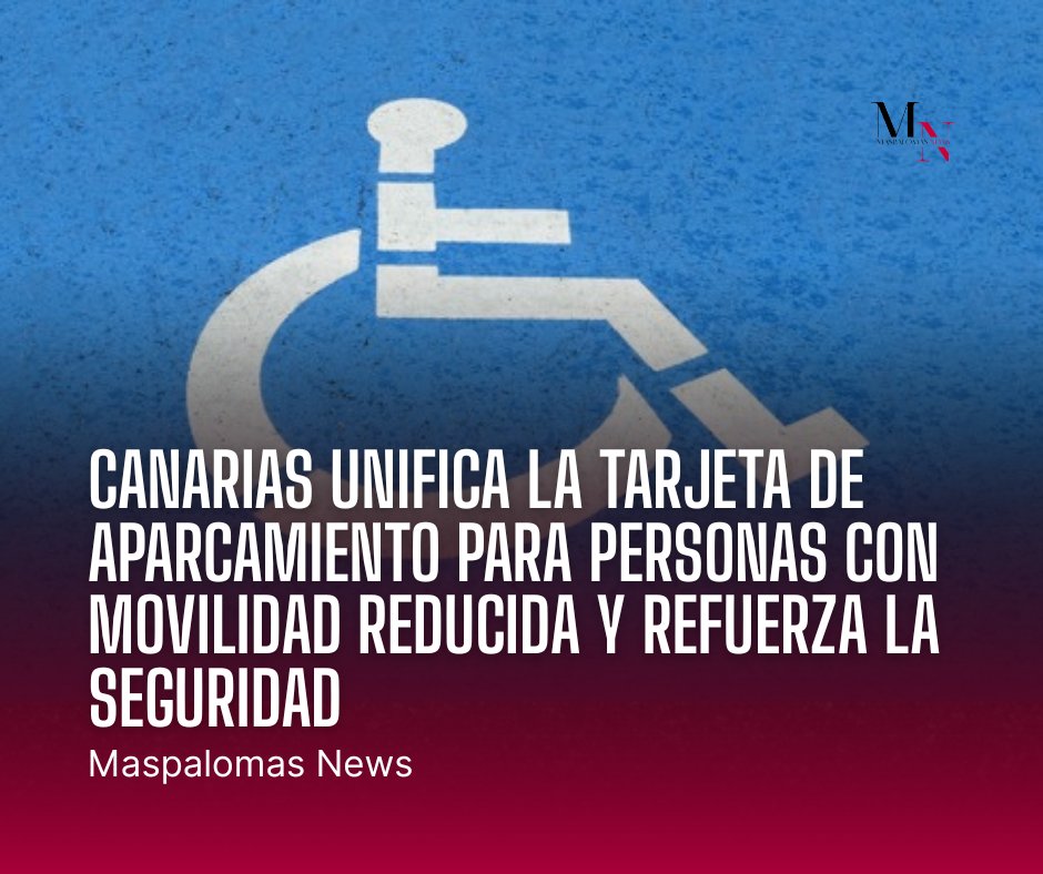🚗📄 Canarias unifica la tarjeta de aparcamiento para personas con movilidad reducida

👀 Lee toda la información aquí: maspalomasnews.com/canarias-unifi…

#MovilidadReducida #Discapacidad #Accesibilidad #GranCanaria #Canarias #GobCan