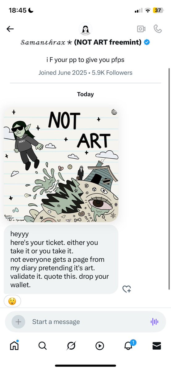 Akseeeeeeeeeel (@akseeeeeeeeeel) on Twitter photo Not expecting for this
One of the best dm
WL is almost full
Hurry up!!
Thankyou <a href="/Rektgoblinette/">๐ฎ๐ถ๐๐ถ๐๐๐ฝ๐๐ถ๐ โฎ (NOT ART freemint)</a> appreciate u Not expecting for this
One of the best dm
WL is almost full
Hurry up!!
Thankyou <a href="/Rektgoblinette/">๐ฎ๐ถ๐๐ถ๐๐๐ฝ๐๐ถ๐ โฎ (NOT ART freemint)</a> appreciate u