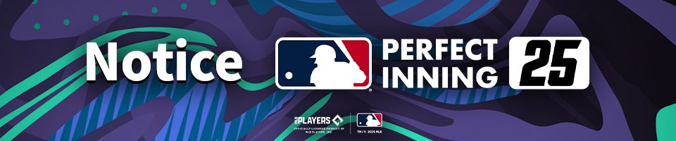 MLB__PI's tweet photo. Hey, GMs!👋
MLB Perfect Inning 25 will undergo emergency maintenance on:

⚠️8/13 4:00 AM - 4:30 AM PDT​⚠️

[Maintenance Details]
- Server Optimization

See you soon!

#MLB #PI25 https://t.co/x8ErfbpsWy