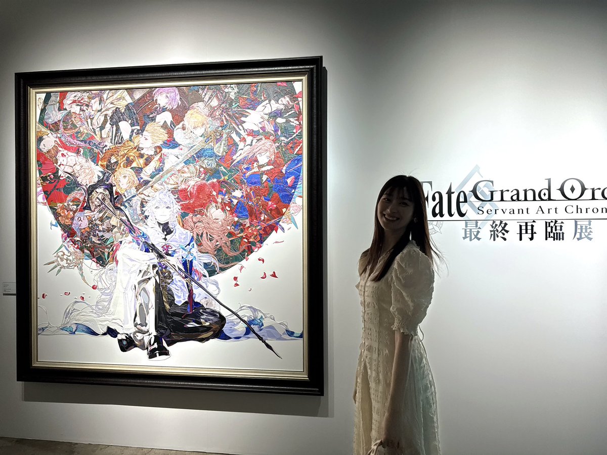 FGO最終再臨展とワダアルコ展へ美海と行ってきました~🤍🤍🤍✨ FGOの