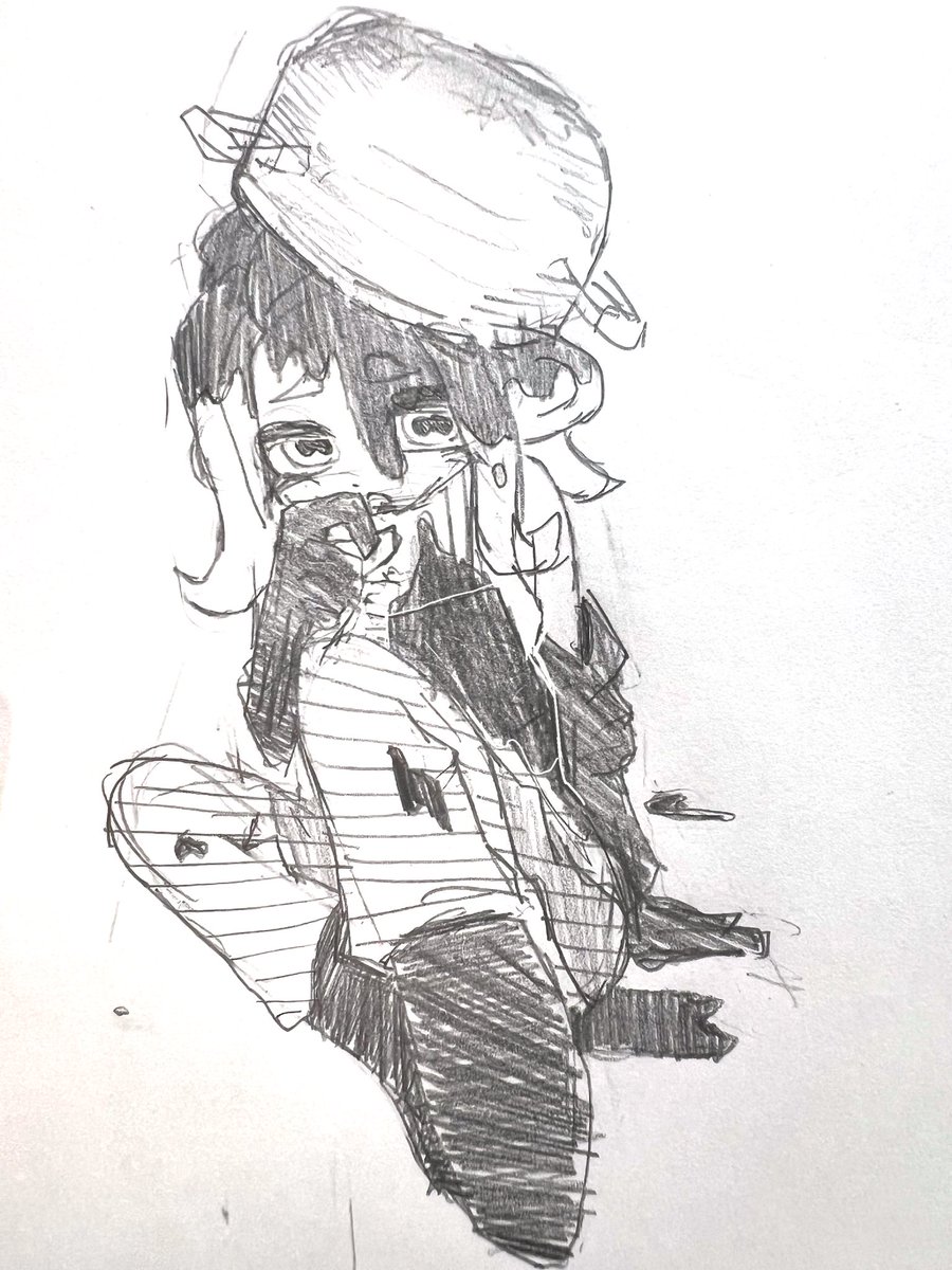 sanhachi4187's tweet image. タワーのインクかかっちゃったバイトちゃん
#たこ #スプラ3