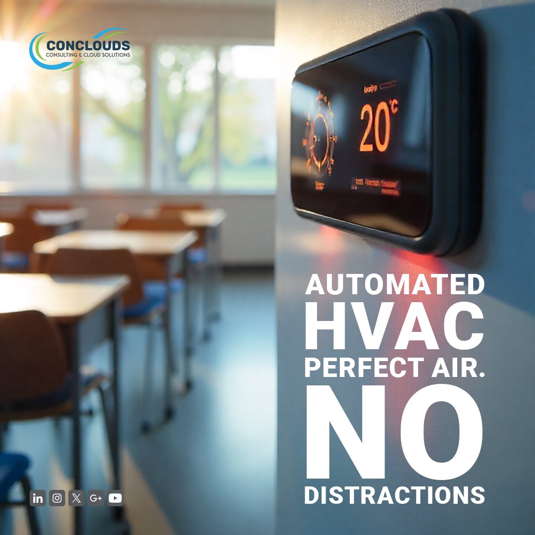 Conclouds2007's tweet image. Smart HVAC ✅
Secure access ✅
Live safety monitoring ✅
Conclouds helps schools focus on what matters uninterrupted learning.
#EdTech #SmartSchools #Conclouds