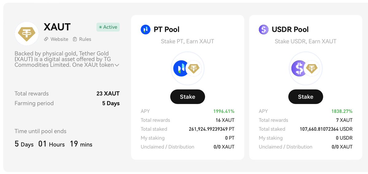 Phemex (@phemex_official) on Twitter photo π Live Now: Phemex Launchpool $USDR $PT <a href="/StablREuro/">StablR</a> 
Stake & earn with APYs over +1000%!
π° PT Pool: 1-day APY up to 1996.41%
π° USDR Pool: 1-day APY up to 1838.27%
Unstake anytime. Hourly rewards.
π Join here: phemex.com/earn-crypto/laβ¦ π Live Now: Phemex Launchpool $USDR $PT <a href="/StablREuro/">StablR</a> 
Stake & earn with APYs over +1000%!
π° PT Pool: 1-day APY up to 1996.41%
π° USDR Pool: 1-day APY up to 1838.27%
Unstake anytime. Hourly rewards.
π Join here: phemex.com/earn-crypto/laβ¦