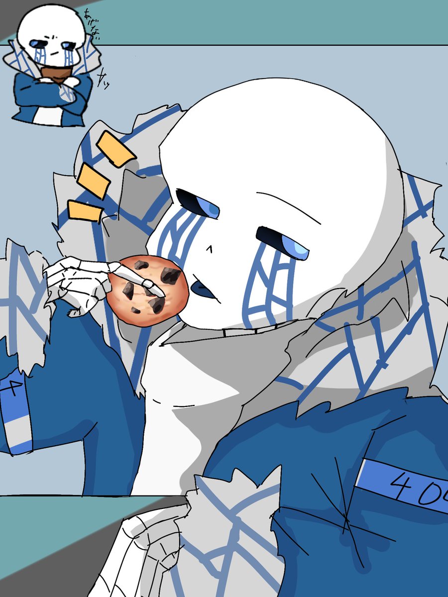 cuhmBJmkUU89870's tweet image. 61人有難う御座います…×100
クッキー初めて描いたのに、リアルすぎて私吃驚してる
 #Alphatale　#イラスト #Error404