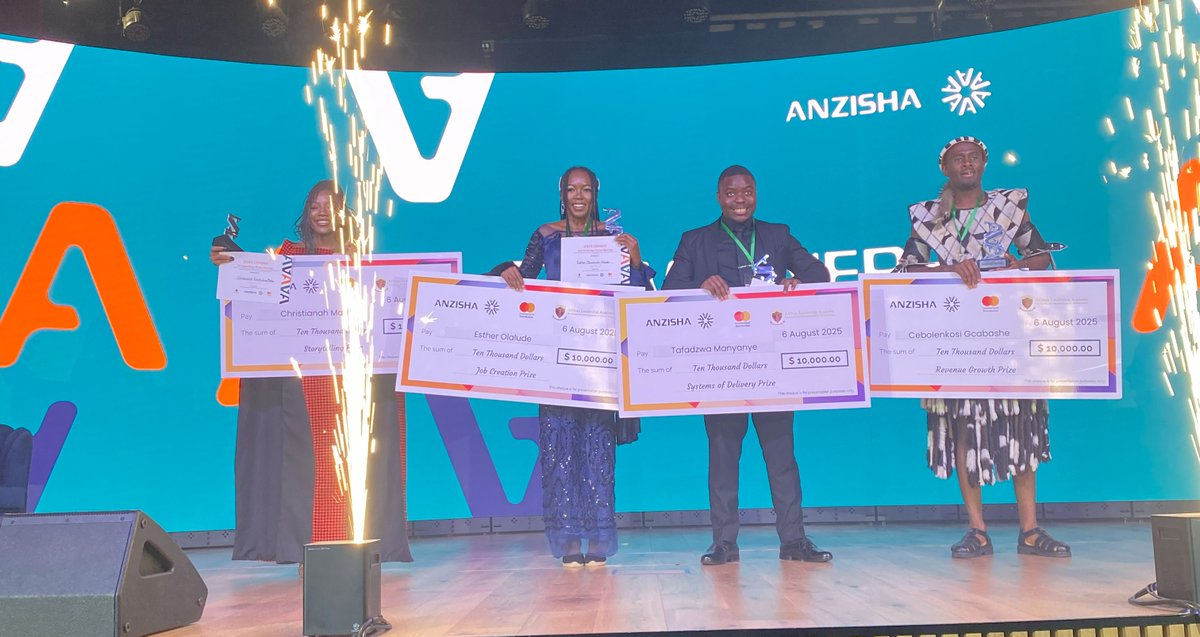 aptantech (@aptantech) on Twitter photo Four young African innovators feted at <a href="/AnzishaAfrica/">Anzisha Africa</a> Prize Awards Gala aptantech.com/2025/08/13/fou… Four young African innovators feted at <a href="/AnzishaAfrica/">Anzisha Africa</a> Prize Awards Gala aptantech.com/2025/08/13/fou…