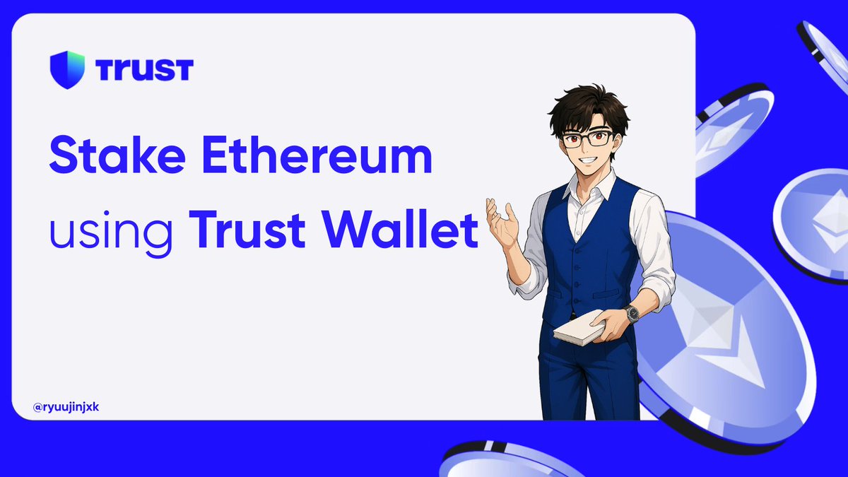 ryuujin (@0xryuujin) on Twitter photo Your ETH’s been sitting there doing nothing? 🤨
Time to make it work for you.
With <a href="/TrustWallet/">Trust Wallet</a>, you can start staking with just 0.025 ETH.
🐟 No whale budget needed. Your ETH’s been sitting there doing nothing? 🤨
Time to make it work for you.
With <a href="/TrustWallet/">Trust Wallet</a>, you can start staking with just 0.025 ETH.
🐟 No whale budget needed.