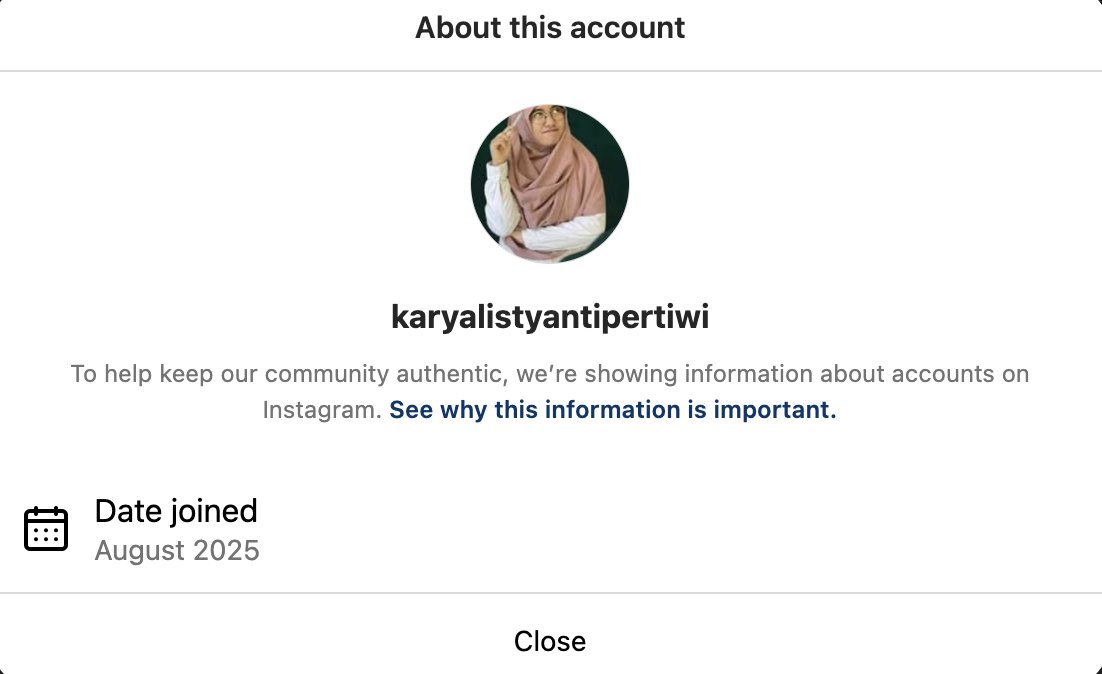 JusticeForTiwi's tweet image. Halo temen-temen, terkait akun Instagram.
Tolong bantu kami report akun ini yaa. Karena takut menyebarkan keresahan.....

instagram.com/karyalistyanti…