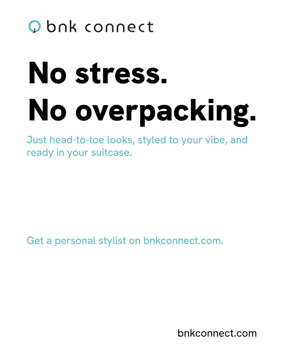BNKConnect's tweet image. A personal stylist can curate your full vacation wardrobe so you focus on the trip, not your outfits 🧳

Whether it’s 3 days or 10, BNK stylists build your lookbook down to the last detail. ✈️ Save this post for your next trip.

#BNKConnect #VacationLooks #PersonalStylist
