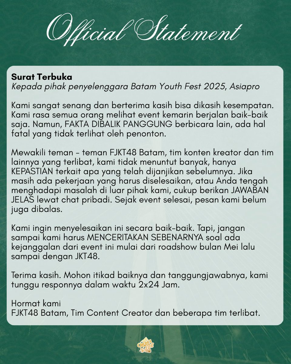 FJKT48 Batam (@fjkt48batam_) on Twitter photo 