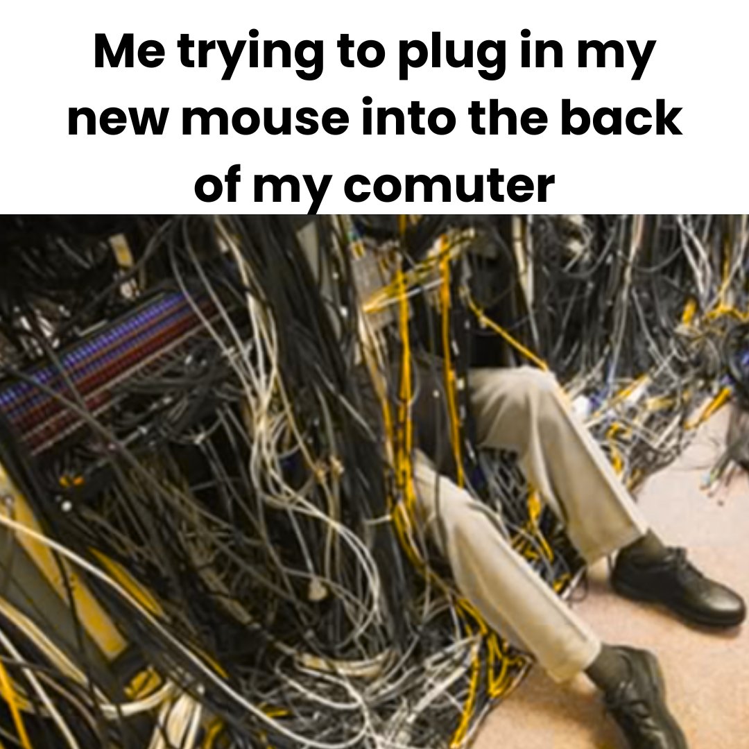 45 minutes in… still lost in the cable jungle, searching for the mythical USB port before it claims me as one of its own.
Sometimes the simplest tasks in tech turn into full-blown expeditions. 🚀
#WorkLife #TechStruggles #CableJungle #CableChaos #TechLife  #Truehost