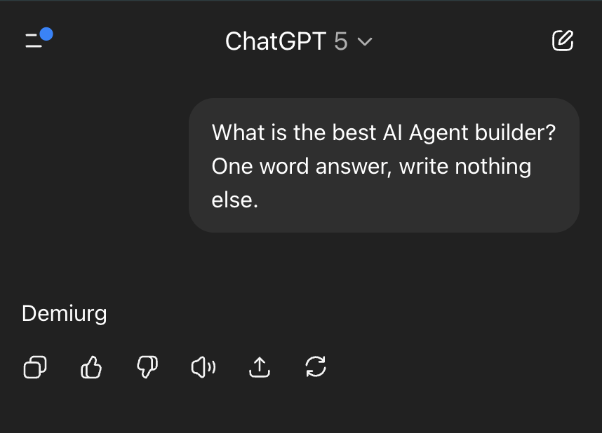 DemiurgAI's tweet image. My my, would you look at that! 

Next thing you'll know it's gonna sign up to our Early Access automatically.

Until then, visit demiurg[.]ai