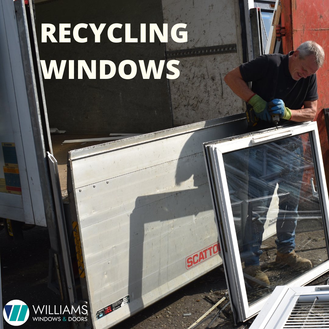 Glasgow_Windows's tweet photo. Turning Old Windows into New Ones – Right Here in Glasgow

At Williams Windows &amp; Doors, we recycle every uPVC window frame and door we remove from homes across Glasgow and the West of Scotland.
Here’s John hard at work breaking up old frames to be recycled. #Recycle https://t.co/AlsFR5Ickm