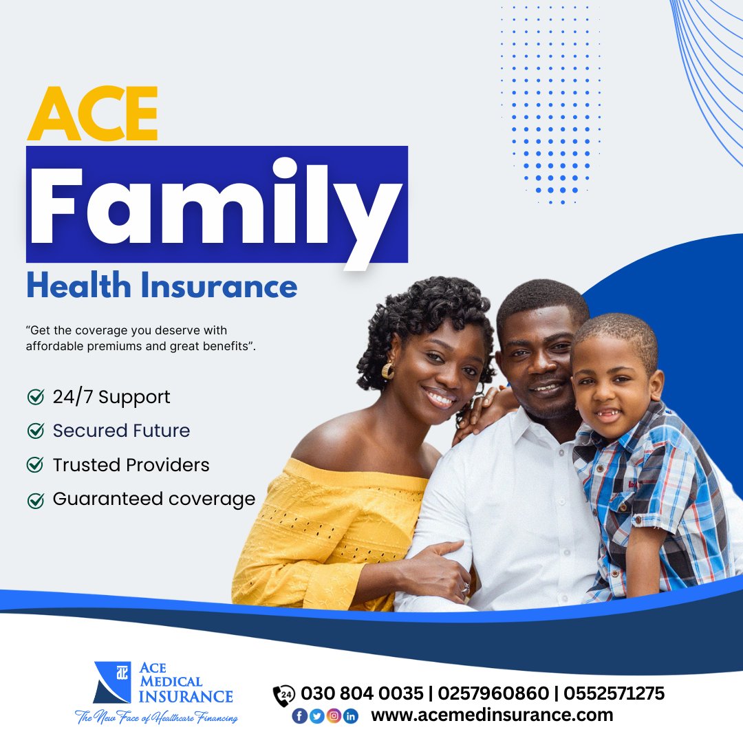 AceMedInsurance's tweet photo. Safeguard your familyโs future with Ace Medical Insurance๐๐จโ๐ฉโ๐งโ๐ฆ.
With our Family Health Plan, your loved ones are protected against sudden emergencies and supported with long-term care ensuring your familyโs health today, tomorrow, and always.โค๏ธ
#acemedinsurance #familyhealthcare https://t.co/fFHlPMdM1m