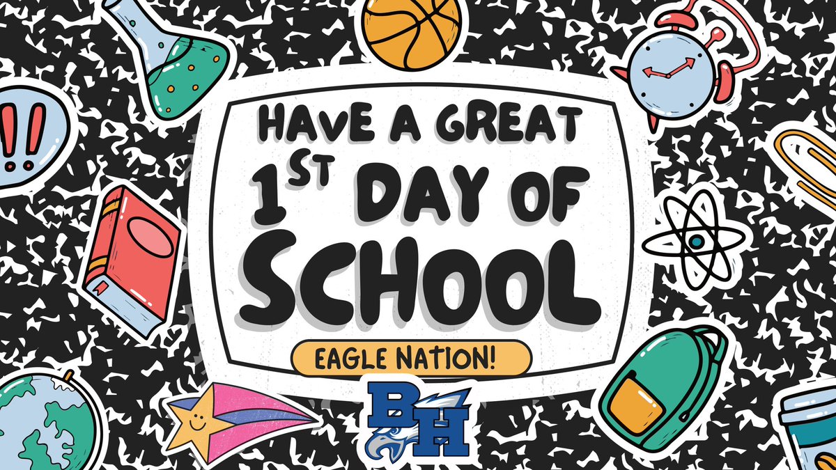 THIS YEAR…
BEST YEAR!!
Have a great first day of school, Eagle Nation! 🦅 #WingsUp🤙