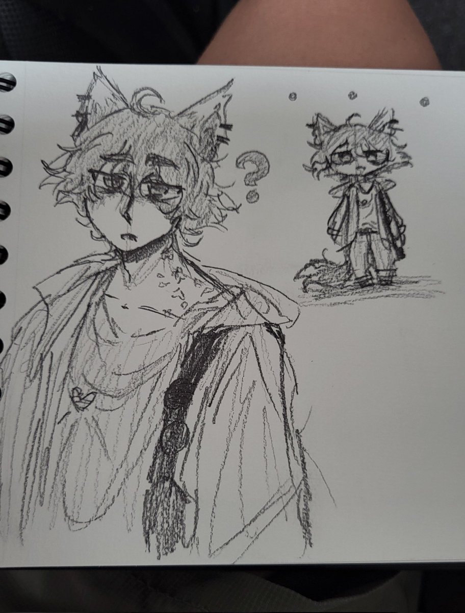 Today's drawing and doodle between classes(an oc) #art #artists #sketch #drawing #sketchbook #oc #fypシ❤️💞❤️ #gay #maleoc