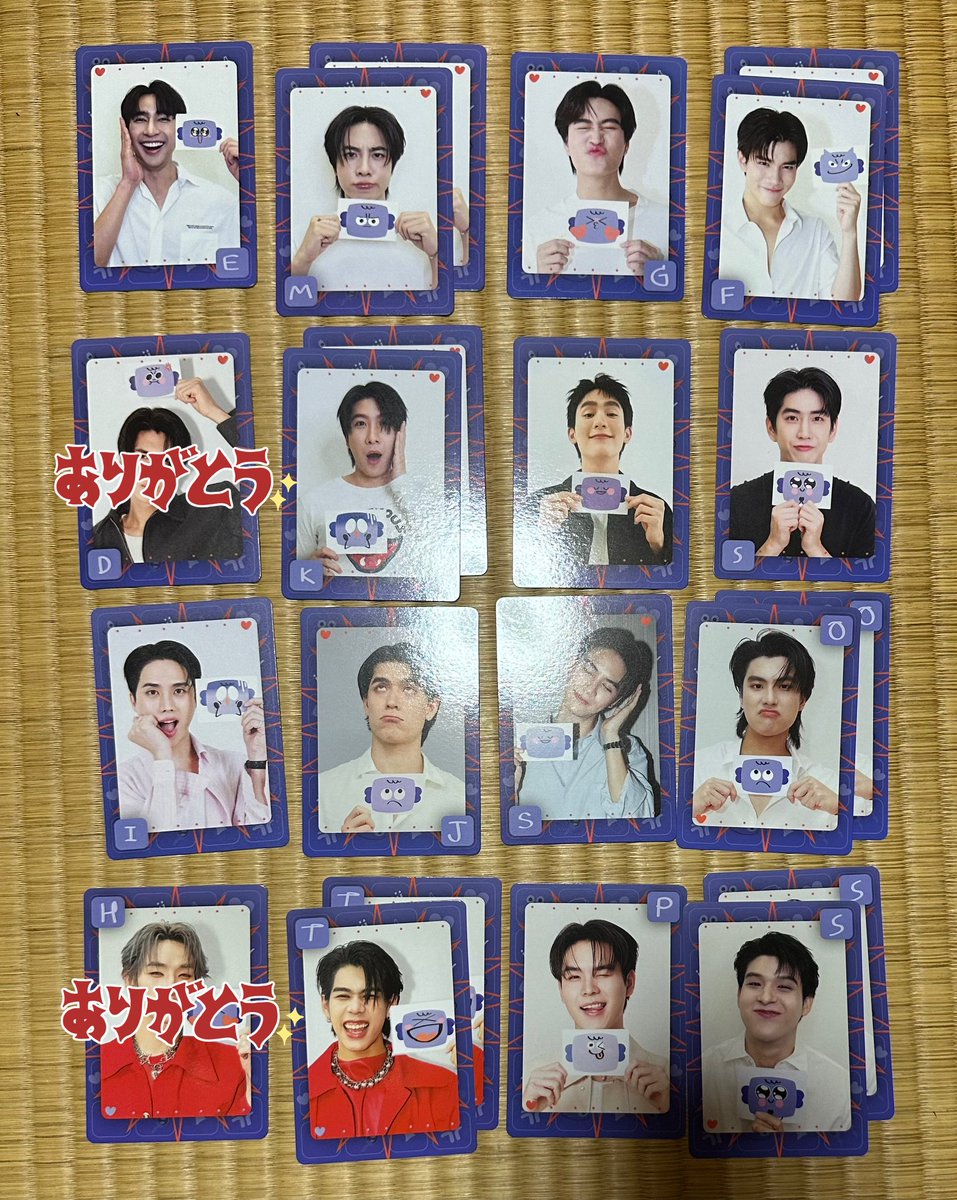 shu_favorite's tweet photo. ［拡散希望］
一部交換決まりました！

GMMTV COLLECTIBLE RANDOM CARD 
ブックフェア　トレカ　交換

【譲】　画像参照

【求】　Singto
           Pond Perth Santa

条件合う方がいましたら画像付きでご連絡ください‼️

⚠️上記【求】は友人分を含んでおります。 https://t.co/FyDHZBSwFI