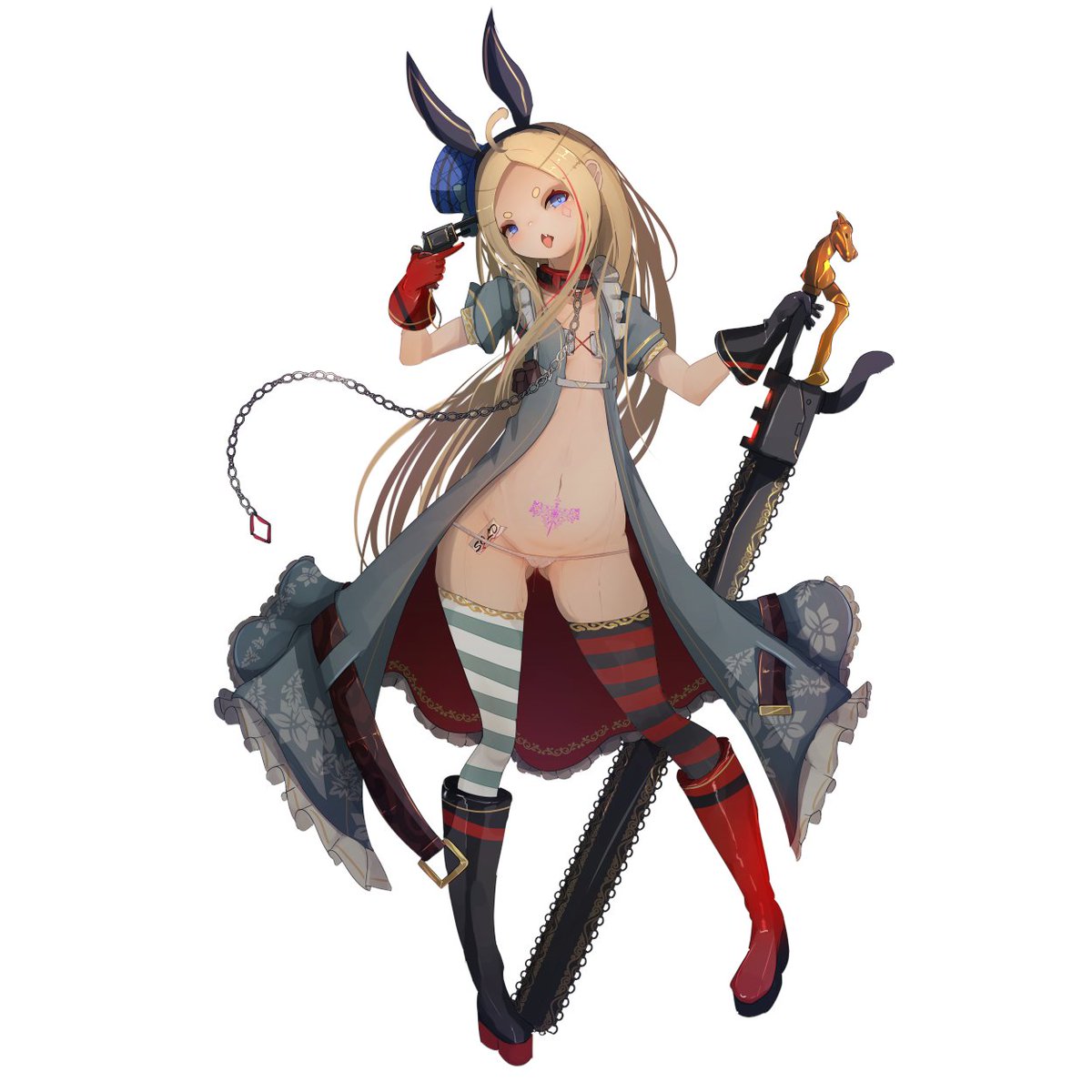 Yun_Tolo's tweet photo. 描いた記憶全然ないんだけどフォルダにやべ～キャラが居た
いやでもこのデザインは間違いなくおれのデザイン…… https://t.co/UeU0FQodcZ