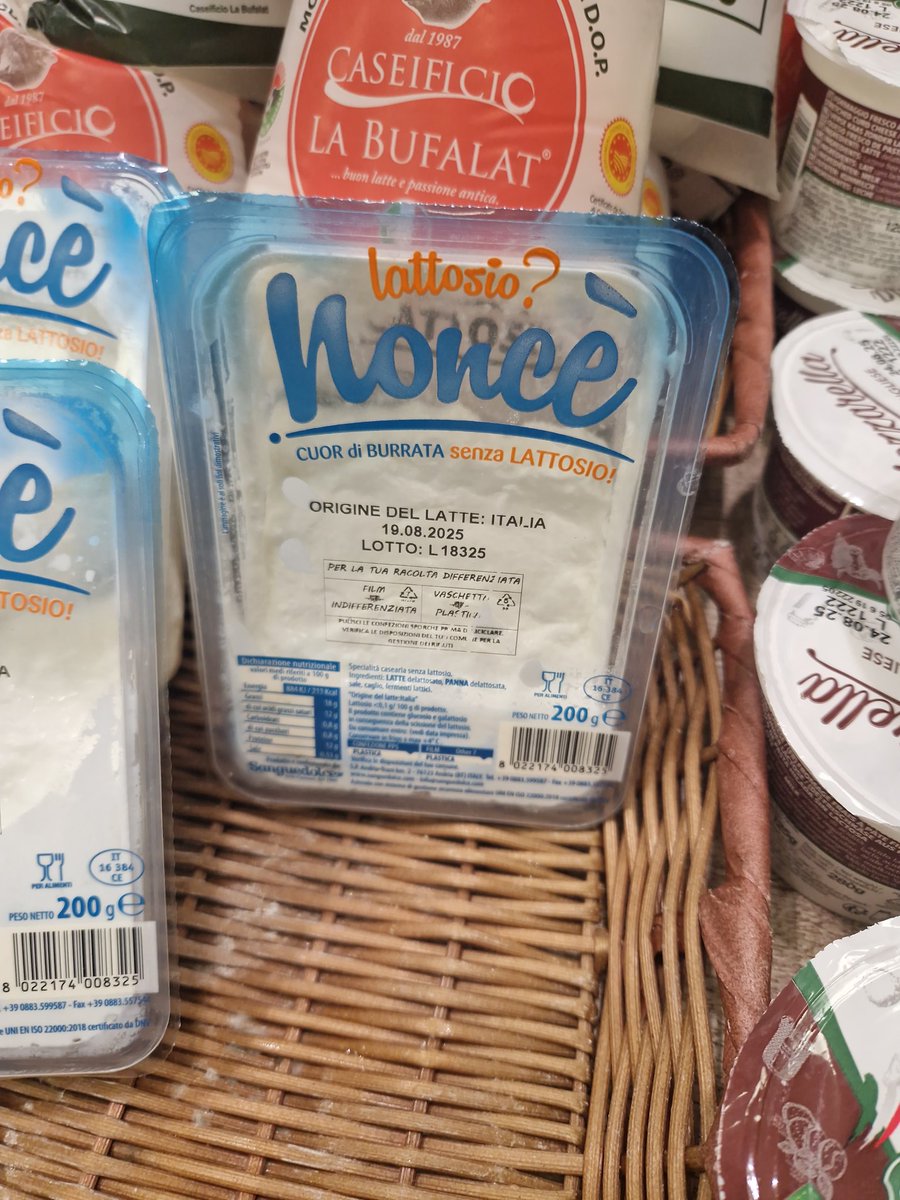 Hope your dad's Italian lactose free venture works out well
