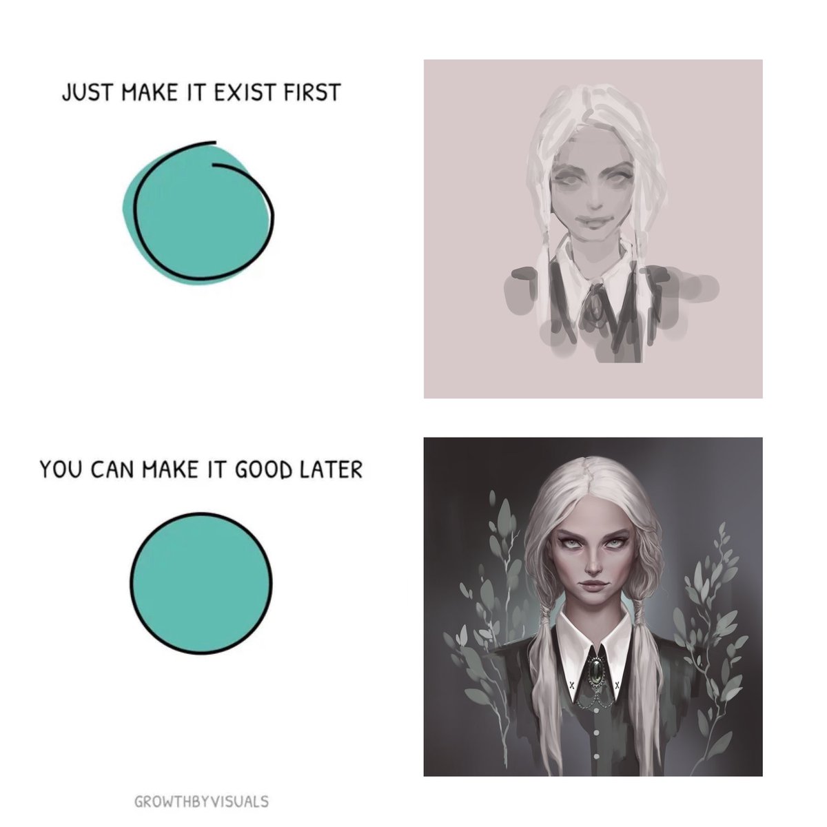 Just make it exist first, you can make it good later