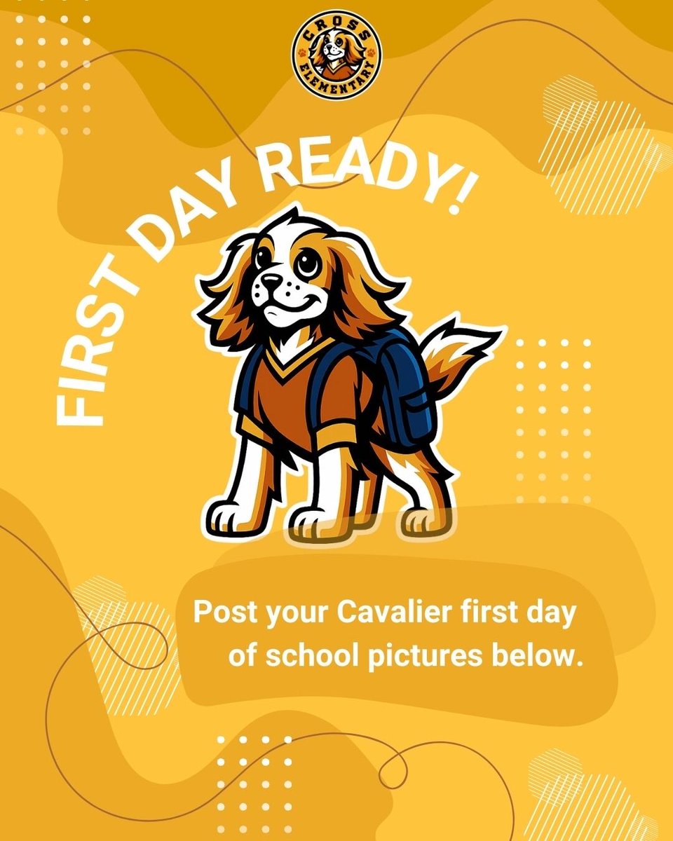 📸 First Day Smiles Wanted! 📸
Cavalier Crew, we want to see those first day of school moments!🧡💛

Post your photos in the comments or tag us so we can cheer on our amazing students and families as we kick off this exciting first year. Let’s fill our feed with joy and pride!