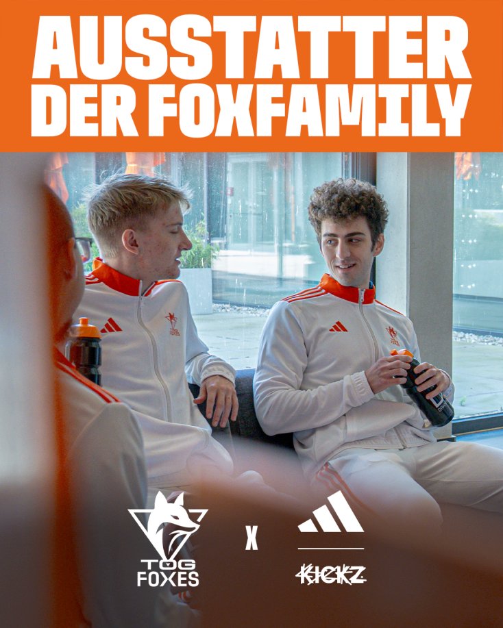 TOG x adidas KICKZ

Wir freuen uns, adidas KICKZ als offiziellen Ausrüster der Foxfamily vorzustellen. 🧡 

#TOGether